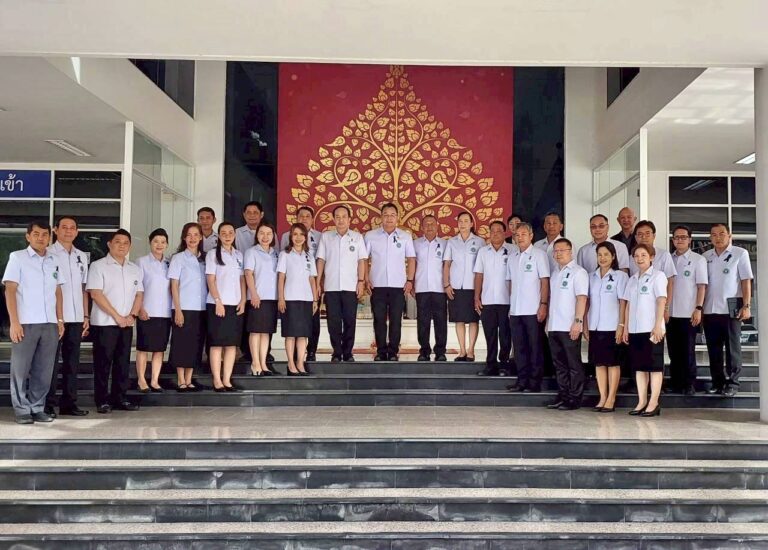 พิธีสักการะสิ่งศักดิ์สิทธิ์ เนื่องในโอกาสต้อนรับ นพ.ภูวเดช สุระโคตร เข้ารับตำแหน่งอธิบดีกรมสนับสนุนบริการสุขภาพ